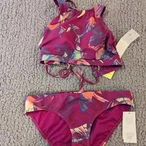 BOTH pieces of all in motion bathing suit